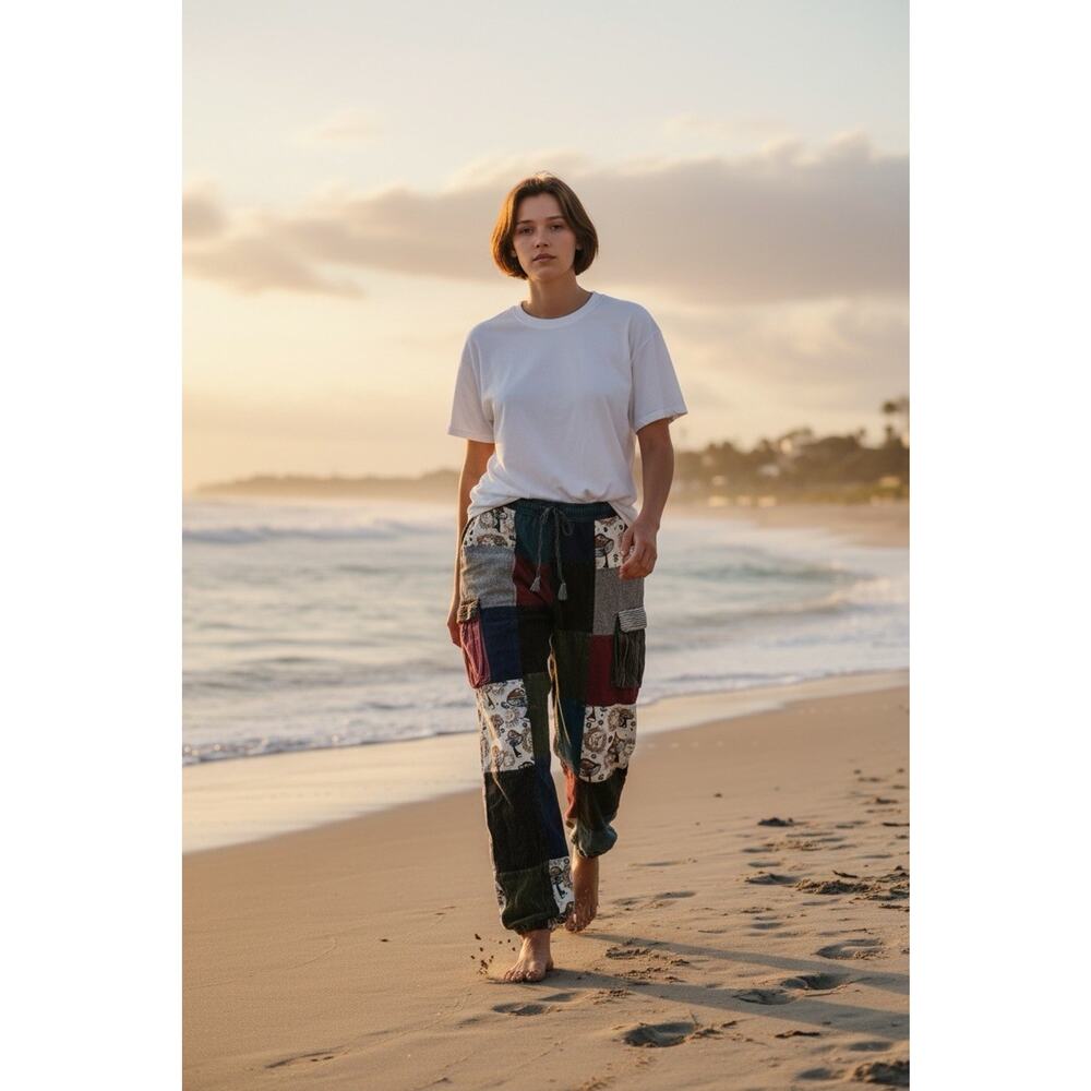 Rising International Patchwork Straight Leg Pants… - image 6